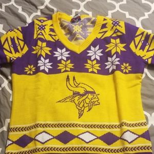 Women's NFL Vikings Christmas sweater